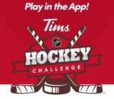 Tim Hortons NHL Hockey Challenge 2021: Play in the app and win prizes