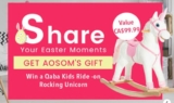Aosom Giveaway: Win a Qaba Kids ride-on rocking Unicorn