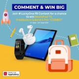 Huawei Back to School Carnival 2021 Contest: Win a Media Pad T5 + Freebuds 4i + Band 4 Pro