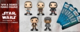 IMAX Star Wars The Last Jedi Sweepstakes. Win signed Funko Pop Figures