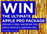 Tip Top Tailors Contest: Win an iPhone 11 Pro, a Macbook Pro, Apple Watch and Airpods Pro