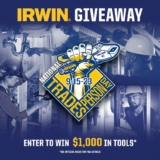 Win a $1,000 IRWIN Tools prize pack