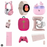Win a $219 Best Buy Pink Tech Prize Pack including speakers and a pink Instax camera