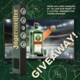 Jägermeister Contest: Win a Samsung 55” 4K UHD HDR Smart TV and a custom Jägermeister Speaker Tower
