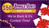 Jungle Jim’s Eatery Contest: Win 1 of 6 $50 Gift Cards
