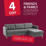 JYSK Friends & Family Giveaway: Win a LEVON 3-seater sectional sofa