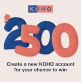 Win $2,500 cash from KOHO and Parent Life Network