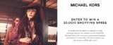 Michael Kors Fall 2020 Contest: Win a $3,000 shopping spree and more