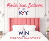 K-Y Promotion 2020: Win 1 of 2 bedroom makeovers valued at $2,500 each at kypromotions.ca
