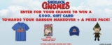 Landmark Cinemas Sherlock Gnomes Contest: Win a $500 gift card towards a garden makeover and more