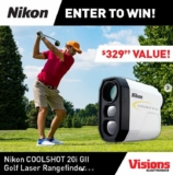 Visions Electronics Contest: Win a Nikon Coolshot 20i GII Laser Rangefinder