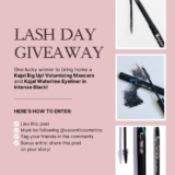 Vasanti Lash Day Giveaway: Win a Volumizing Mascara and a Kajal Waterline Eyeliner