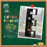 Lastman’s Bad Boy Contest: Win a Brassex Multi-Tier Bookcase valued at $188