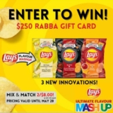 Rabba Frito-Lay Contest: Win a $250 gift card