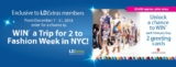 London Drugs Extras Contest: Win a trip for 2 to the Fashion Week in New York City
