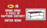 Leon’s Raptors Coffee Table Promotion: Win 1 of 200 Raptors Coffee Tables