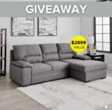 Leon’s Giveaway: Win a Camille Pop-Up Sofa Bed valued at $2899