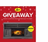 Leon’s Giveaway: Win a Preston Fireplace TV Stand valued at $1099