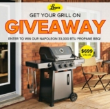 Leon’s Giveaway: Win a Napoleon BBQ valued at $699