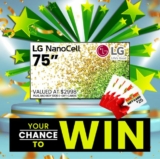 Lastman’s Bad Boy Contest: Win an LG 75 inch Smart TV valued at $2,998 + a $100 gift card