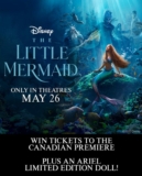 Win tickets to the Canadian Premiere of The Little Mermaid + an Ariel Limited Edition Doll
