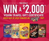 CO-OP M&M’s Contest: Win a $2,000 gift certificate