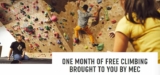 MEC Giveaway: Win memberships to climbing gyms across Canada