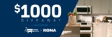 Rona and Metro $1000 Contest: Win a $500 RONA gift card and a $500 worth of Metro groceries