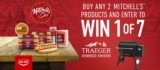 CO-OP Mitchell’s Promotion: Win 1 of 7 Treager Ironwood Smokers at mitchells.cooppromotions.com