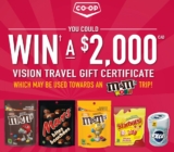 M&Ms World Contest 2022: Win a $2,000 travel certificate at mmworld.cooppromotions.com
