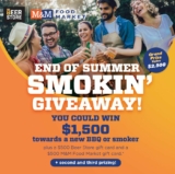 Smokin’ End of Summer Giveaway: Win $1,500 towards a new BBQ or smoker and more