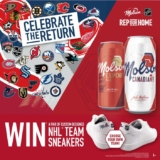 Molson Hockey Contest: Enter your PIN and win 1 of 850 pairs of NHL team sneakers at molsonhockey.ca