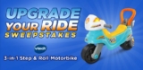 VTech Canada Upgrade Your Ride Contest: Win a 3-in-1 Step & Roll Motorbike