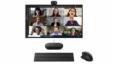 Win Microsoft Modern accessories including a webcam and headsets