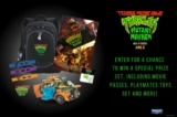 Win passes to see the new Ninja Turtles Movie, an action figure, a backpack, eye masks and more