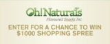 Oh Naturals Robin Hood Contest: Win a $1000 shopping spree at ohnaturalscontest.ca