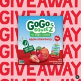 GoGo squeeZ Valentine’s Day Giveaway: Win 1 of 5 free boxes of 4-count GoGo squeeZ