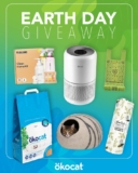 ökocat Earth Day Giveaway: Win an air purifier, a cat bed and more