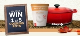 Olympic Natural Contest. Win 1 of 5 Le Creuset Cooking pots valued at $630 each