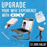 OXY Contest: Win a $1,000 Work from Home prize pack