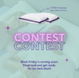 Polysleep Black Friday Contest: Win 2 standard Polysleep pillows