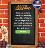 Dr Oetker Find Giuseppe Contest 2018: Win a 2019 Jeep Cherokee, a trip anywhere in the world and more at findgiuseppe.ca