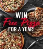 Pizza Delight Summer Giveaway: Win 1 of 5 prizes of free pizza for a year