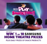 Oreo, Ritz and Cadbury Play for Snacktion Promotion 2023: Win 1 of 10 Samsung prize packs at playforsnacktion.com