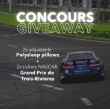 Polysleep Nascar Contest: Win tickets to the Grand Prix de Trois-Rivières + 2x adjustable pillows