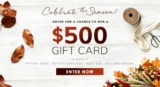 Pottery Barn Kids Fall Contest: Win a $500 gift card
