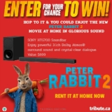Tribute Peter Rabbit 2 Contest: Win Sony HT-G700 Soundbar valued at $699