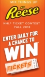 Reese NHL Game Night Contest 2018: Win NHL game tickets at reesegamenight.ca
