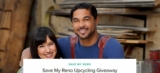 HGTV Save My Reno Upcycling Giveaway: Win 1 of 6 kits containing a toolkit, chalk painting kit, and gold furniture knobs