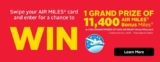 Rexall Anniversary Contest: Win up to 11,400 Air Miles Reward Miles